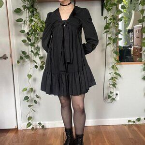 Black Babydoll Dress - S